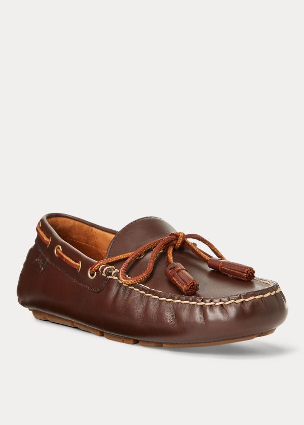 Polo Ralph Lauren Anders Tasseled Læder Loafers Herre Danmark (AUDNV5174)